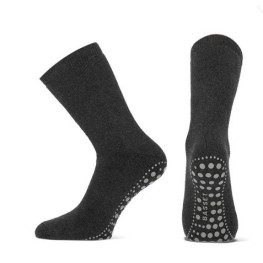 Anti-slip sokken antraciet aanbieding