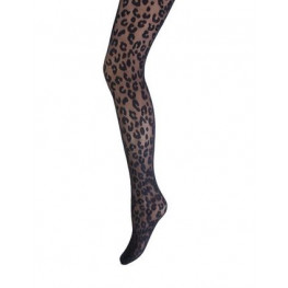 Panty Marianne leopard zwart