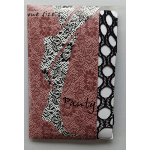 Open dames panty zwart