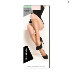 Marianne kniekousje 15 denier glanzend