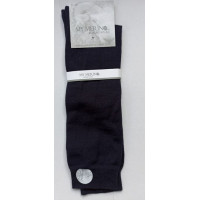 Merino wollen kniekousen marineblauw