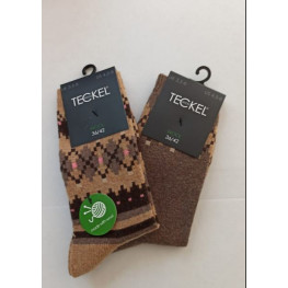 Warme en comfortabele sokken beige/bruin/camel