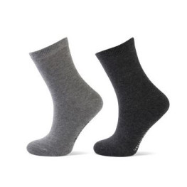 Effen sokken 2 - pack 2 kleuren grijs