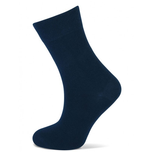 Effen sokken van Yellow moon marineblauw