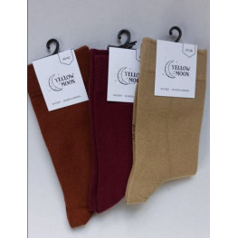 Effen sokken van Yellow moon 