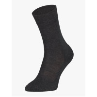 Merino wollen sokken s 13 met badstof voet kleur Antraciet