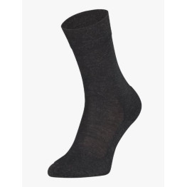 Merino wollen sokken s 13 met badstof voet kleur Antraciet