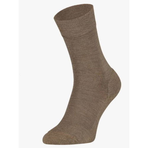 Merino wollen sokken s 13 met badstof voet kleur Forest