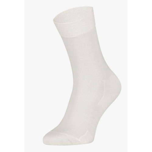 Dunne merino wollen sokken ecru S15  